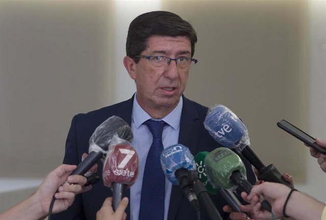 El vicepresidente de la Junta de Andalucía y consejero de Turismo, Regeneración, Justicia y Administración Local, Juan Marín