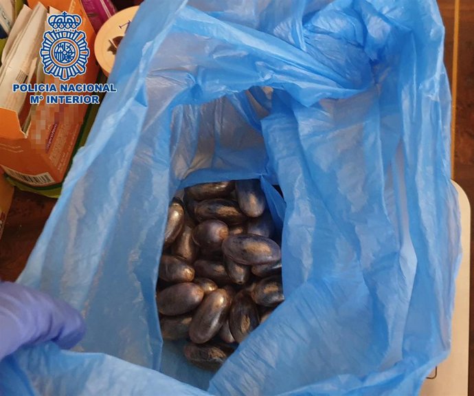 Droga incautada en la vivienda del detenido en Arenales