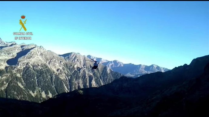 La Guardia Civil rescata a 6 personas, una de ellas un barranquista fallecido en Panticosa (Huesca)