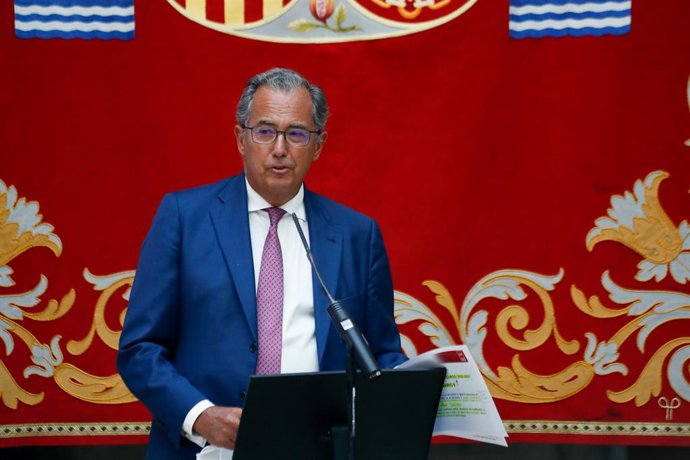 El consejero de Educación y Juventud de la Comunidad de Madrid, Enrique Ossorio, durante la presentación de la estrategia del Gobierno regional para la vuelta a las aulas, en Real Casa de Correos, en Madrid (España) a 25 de agosto de 2020.