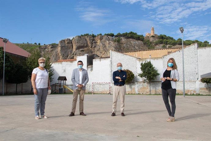 Falces dispondrá a finales de año de una nueva zona multifuncional en el Centro Cívico