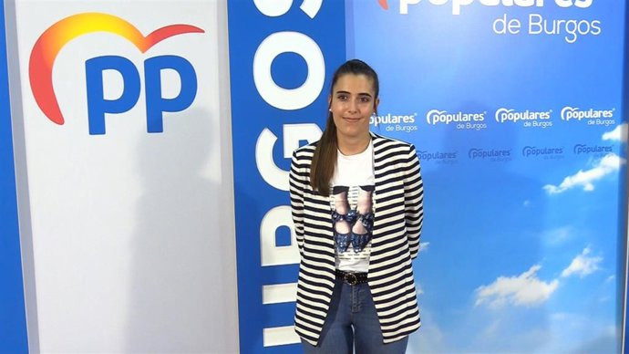 Andrea Ballesteros, presidenta de NNGG del PP de Burgos y nueva concejal en el Ayuntamiento de Burgos.
