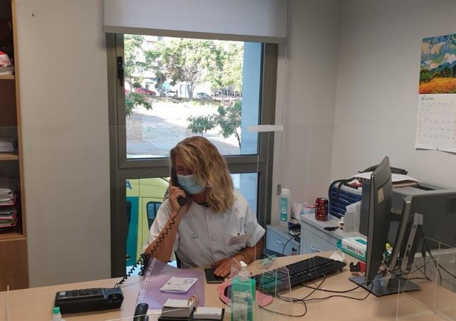 Una profesional del Distrito Sanitario Jaén-Jaén Sur.