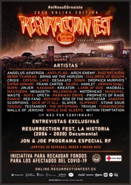 Cartel del Resurrection Fest Online