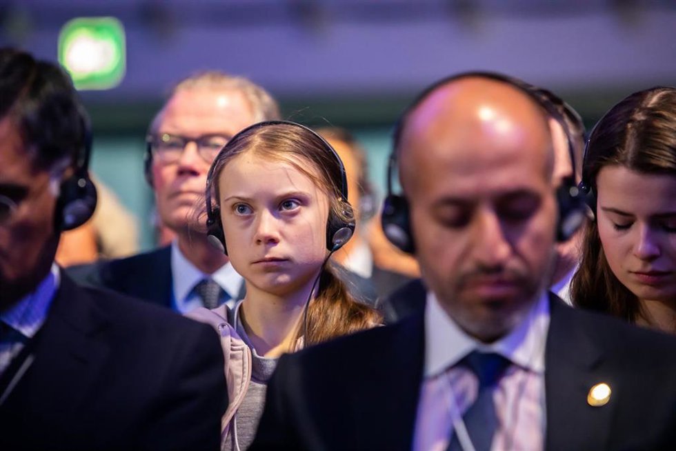 La activista sueca Greta Thunberg.