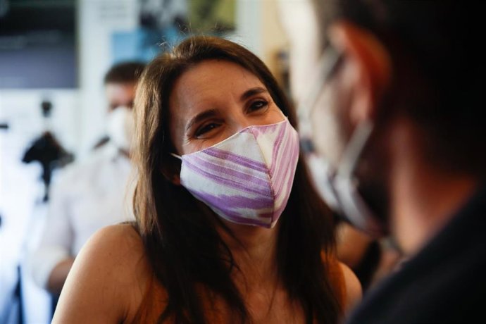 La ministra de Igualdad, Irene Montero