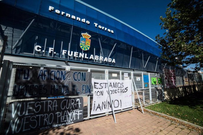 Estadio Fernando Torres, en Fuenlabrada.
