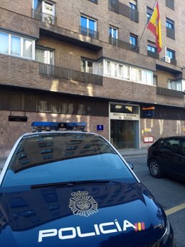 Jefatura superior de Policía Nacional en Pamplona.