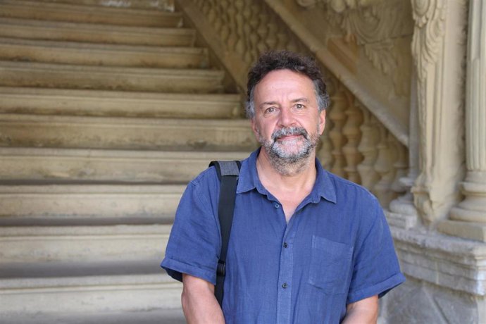El director de cine Oriol Ferrer en la Sede Antonio Machado de la UNIA.