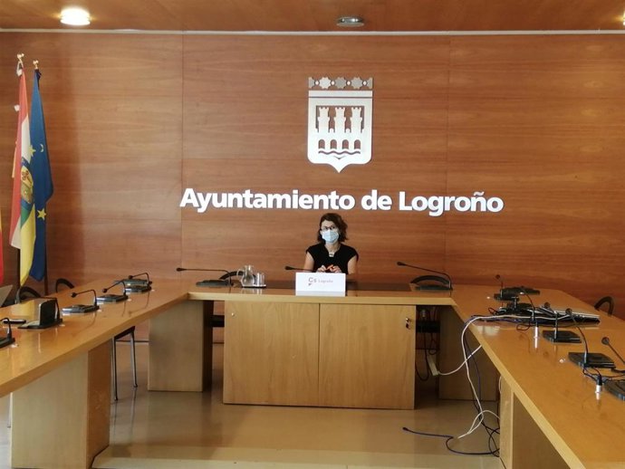La concejala del Grupo Municipal de Ciudadanos en el Ayuntamiento de Logroño, Rocío Fernández.