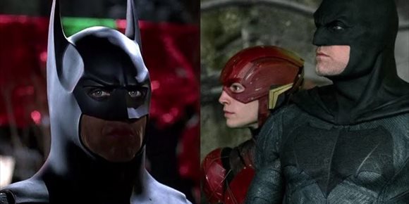 8. The Flash: El Multiverso DC reunido en este espectacular póster fan con tres versiones de Batman