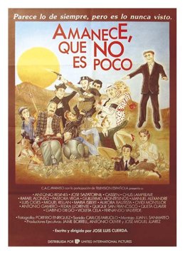 Cartel Amanece que no es poco