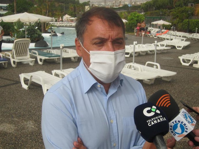 El alcalde de Santa Cruz de Tenerife, José Manuel Bermúdez