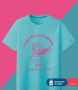 Cartel de las fiestas del rei En Jaume, de Calvi.