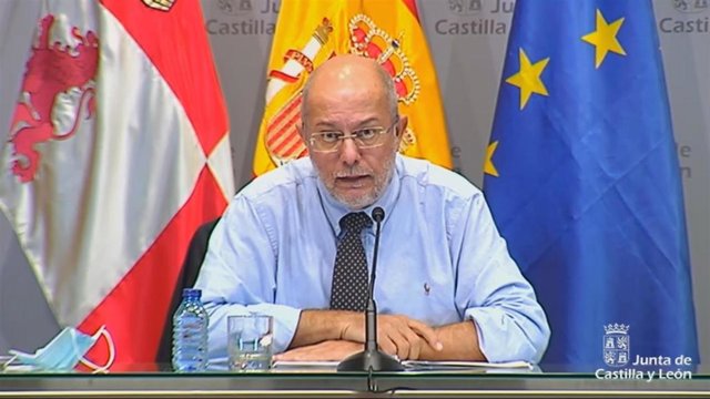 El portavoz de la Junta, Francisco Igea, en su comparecencia tras la celebración del Consejo de Gobierno.