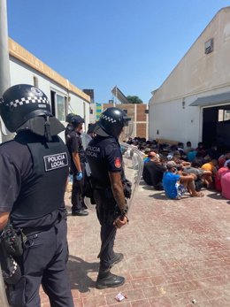 CETI de Melilla tras el motín.