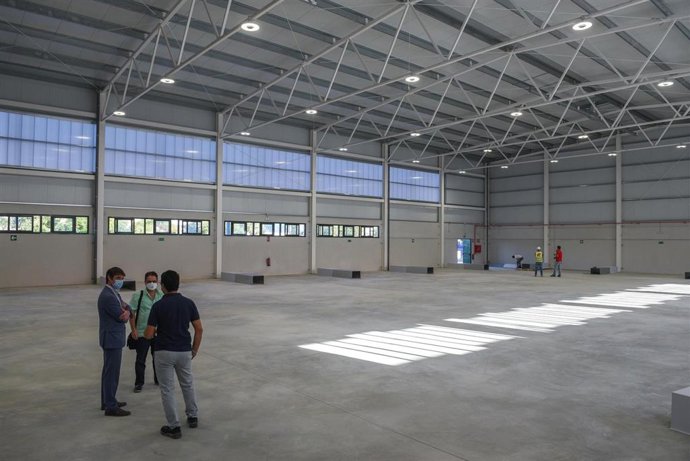 Obras en el pabellón deportivo de San Jerónimo