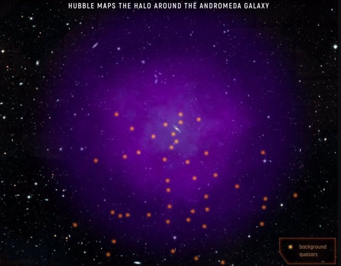 El halo de la Vía Láctea ya está chocando con el de Andrómeda