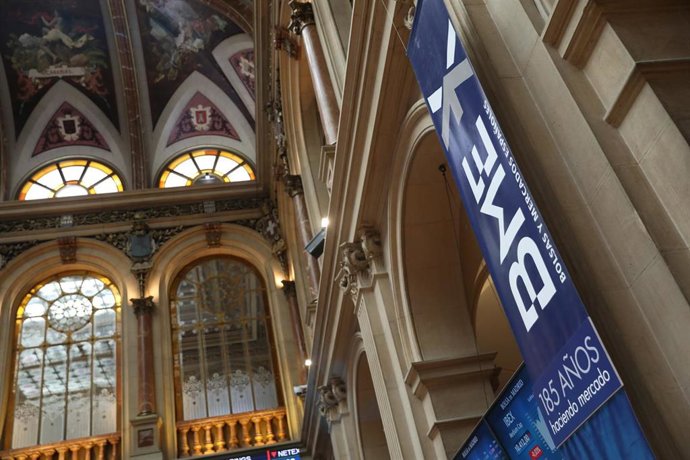 Interior del Palacio de la Bolsa de Madrid