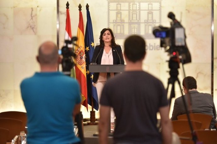 La presidenta del Gobierno riojano, Concha Andreu