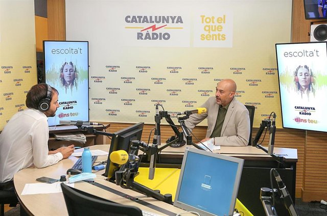 El director de Catalunya Ràdio Saül Gordillo, en la presentación de la nueva temporada en antena