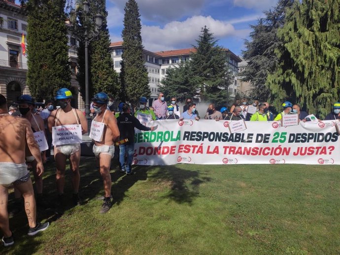 Concentración de trabajadores de Dominion