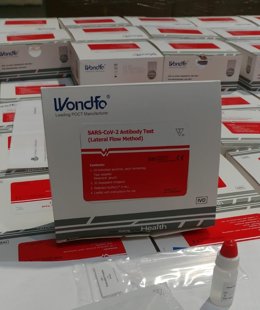 Partida de 29.900 test rápidos