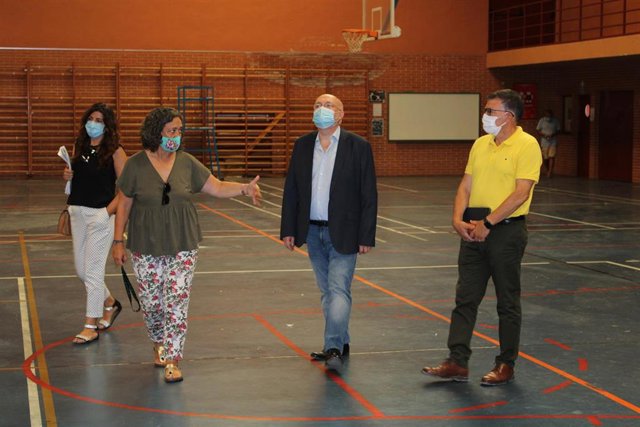 Desinfección en pabellón deportivo de Albacete.