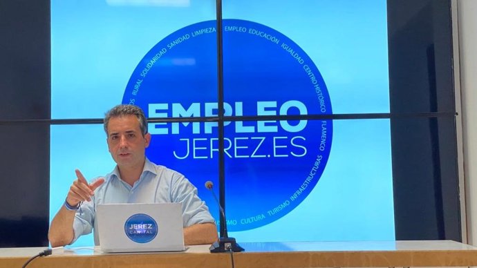 El portavoz del PP de Jerez, Antonio Saldaña