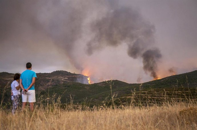 Incendio de Almonaster la Real.