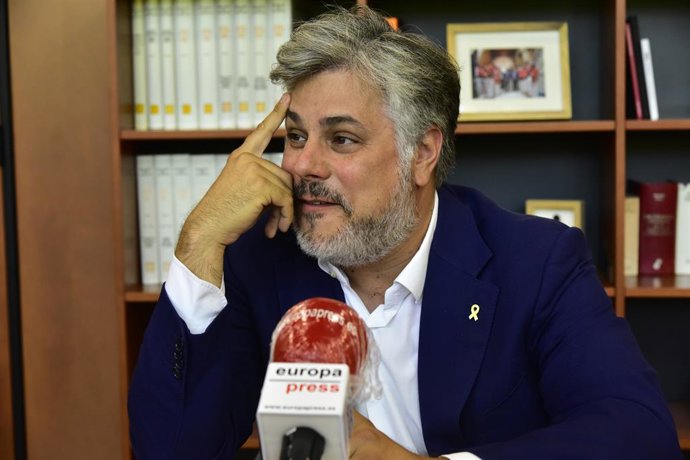 El president de JxCat al Parlament de Catalunya, Albert Batet