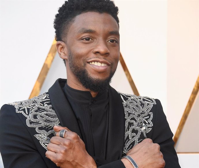 Chadwick Boseman attends the 90th Annual Academy Awards at Hollywood (Photo by Frazer Harrison/Getty Images)