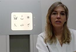 La doctora Yerena Muiños, oftalmóloga del Hospital Vithas Vigo.
