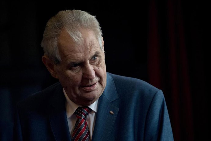 El presidente de República Checa, Milos Zeman