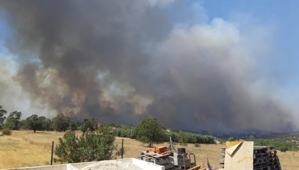 Controlado el incendio de Estepona que ha calcinado un centro comercial y ha obligado a desalojar viviendas y un hotel