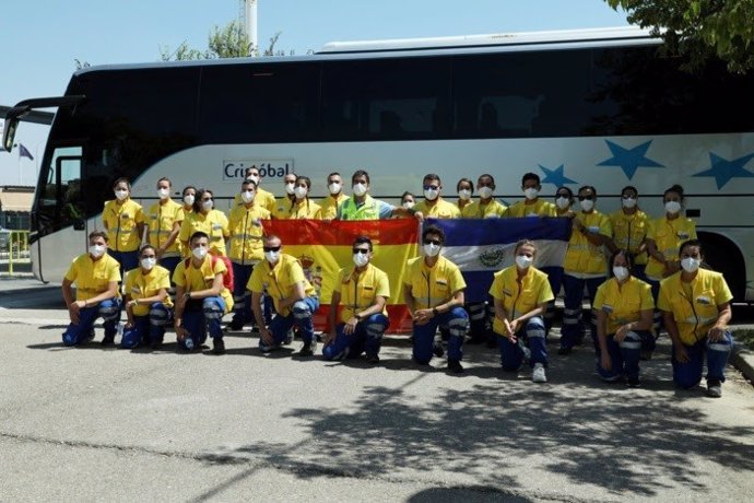 Cvirus.- Regresan a Sevilla los 28 profesionales del SAMU en misión de cooperaci