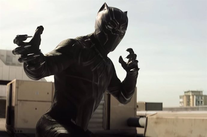 Black Panter (Chadwick Boseman) en Capitán América: Civil War.