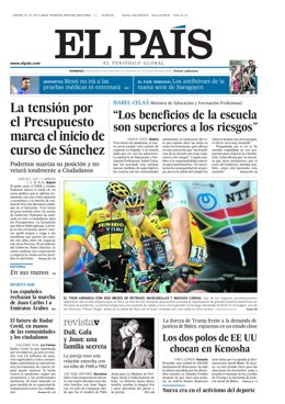PORTADA DE EL PAÍS