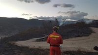 La UME se repliega a su base una vez "finalizadas" las misiones en el incendio de Las Hurdes