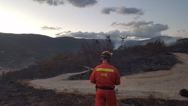 La Ume Se Repliega A Su Base Una Vez Finalizadas Las Misiones En El Incendio De Las Hurdes 6042