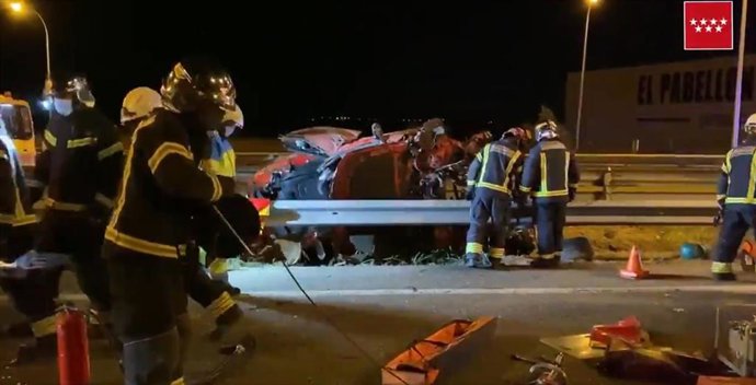 Accidente de tráfico en Fuenlabrada