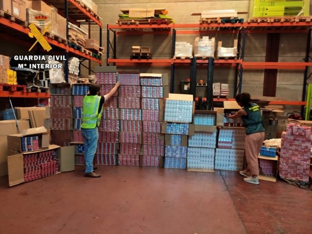 Intervención de tabaco de contrabando