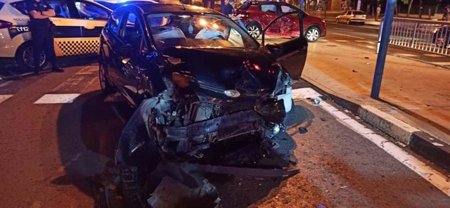 Accidente en el  que se ha visto implicada una mujer embarazada.