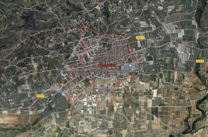 Mapa de Benignim, confinado por el aumento de casos de coronavirus