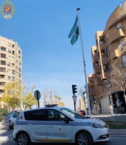 Coche de la Policía Local de Jaén en un imagen de archivo.