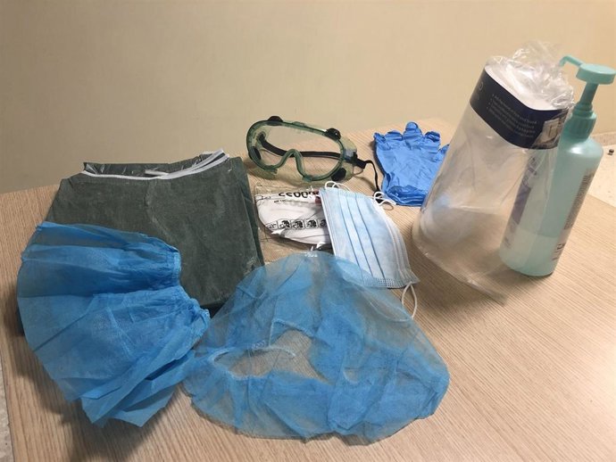 Kit de material de protección.