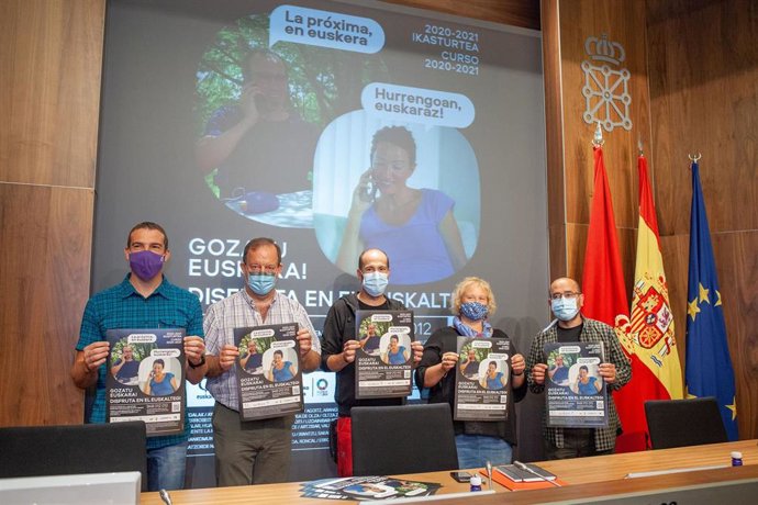 Presentación de la campaña '¡La próxima en euskera! / Hurrengoan euskaraz!'.