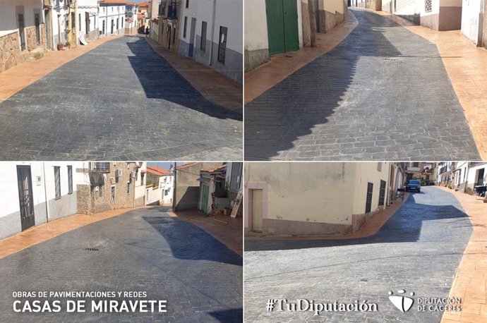 Concluyen las obras de pavimentación en Casas de MIravete