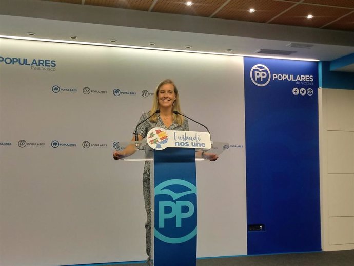 Presidenta del PP vasco, Amaya Fernández