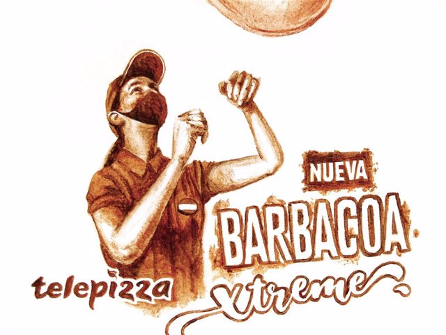 Telepizza acaba de anunciar el lanzamiento de su clásica pizza Barbacoa con un nuevo tarro de salsa extra para dipeare